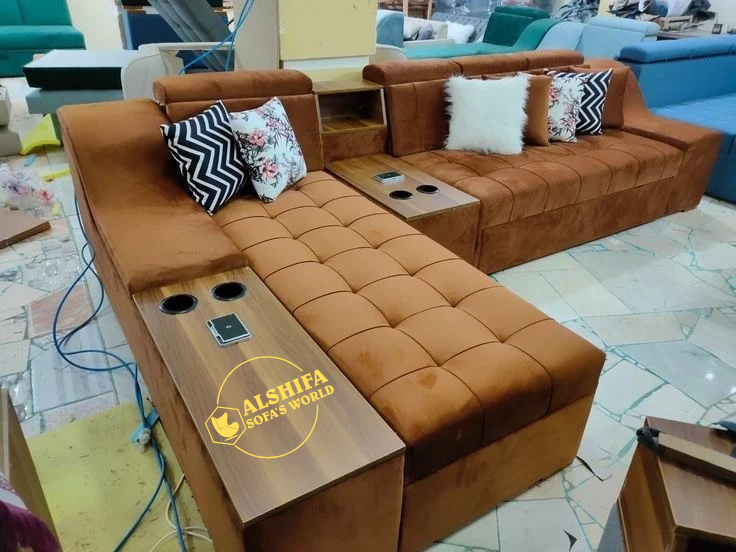 Elegant Sofa with Recliner
