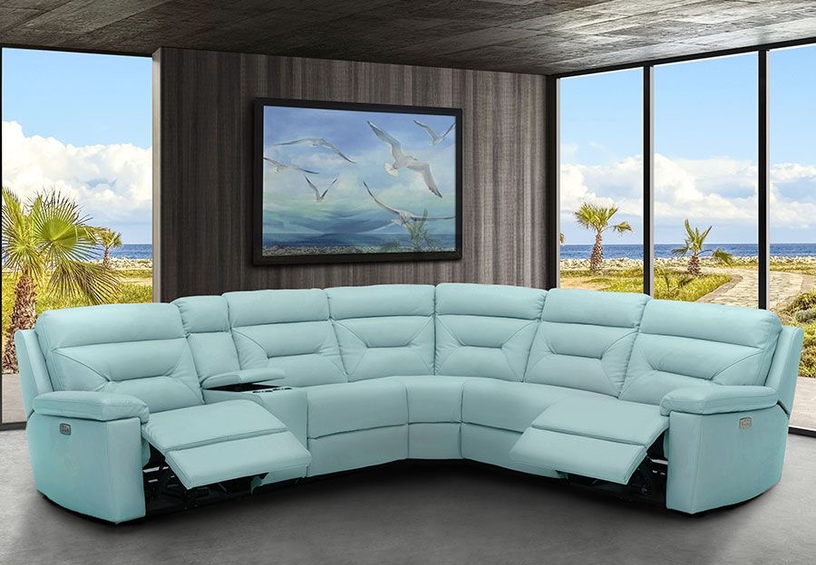 Elegant Sofa with Recliner