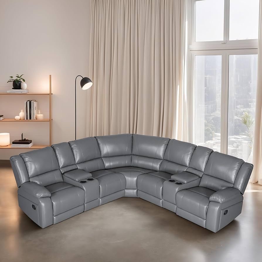 Elegant Sofa with Recliner